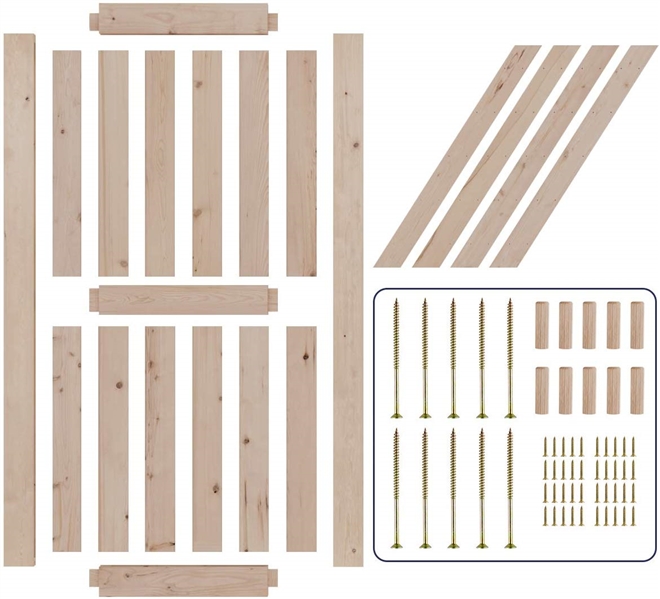 36 X 84 K-BARN DOOR KIT