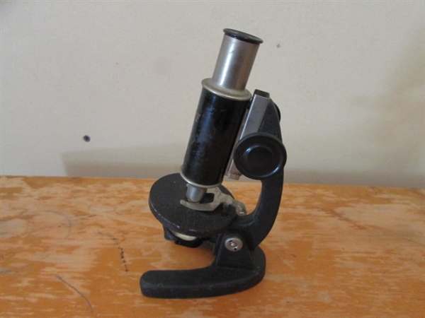 MICROSCOPE, HAND PLANE & MORE