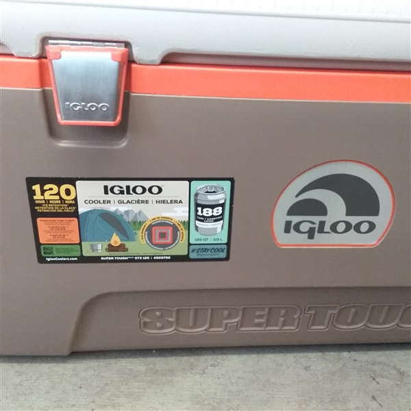 120 QUART IGLOO SUPER TOUGH COOLER