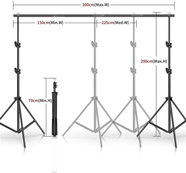 6.5 X 10 FT BACKDROP SUPPORT STAND