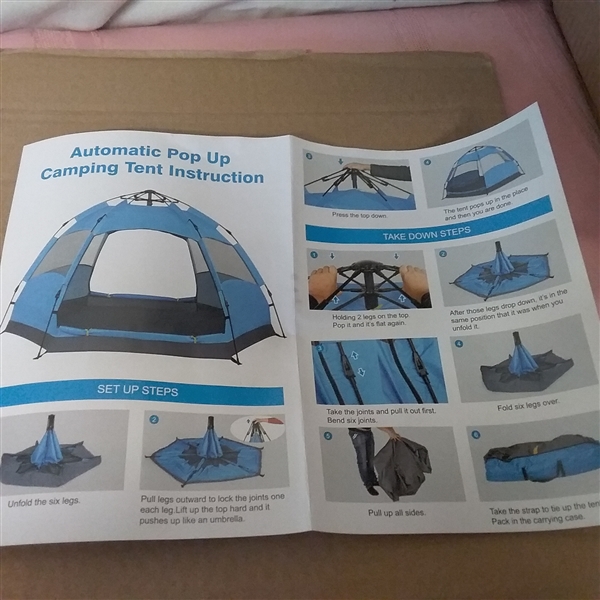 AUTOMATIC POP UP TENT GREEN