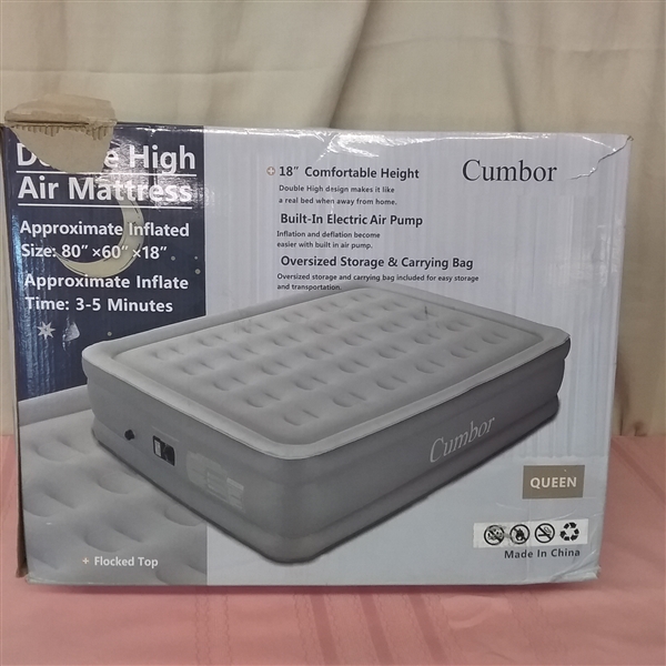 CUMBOR DOUBLE HIGH QUEEN  AIR MATTRESS