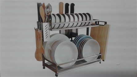 STAINLESS STEEL DISH DRYING RACK