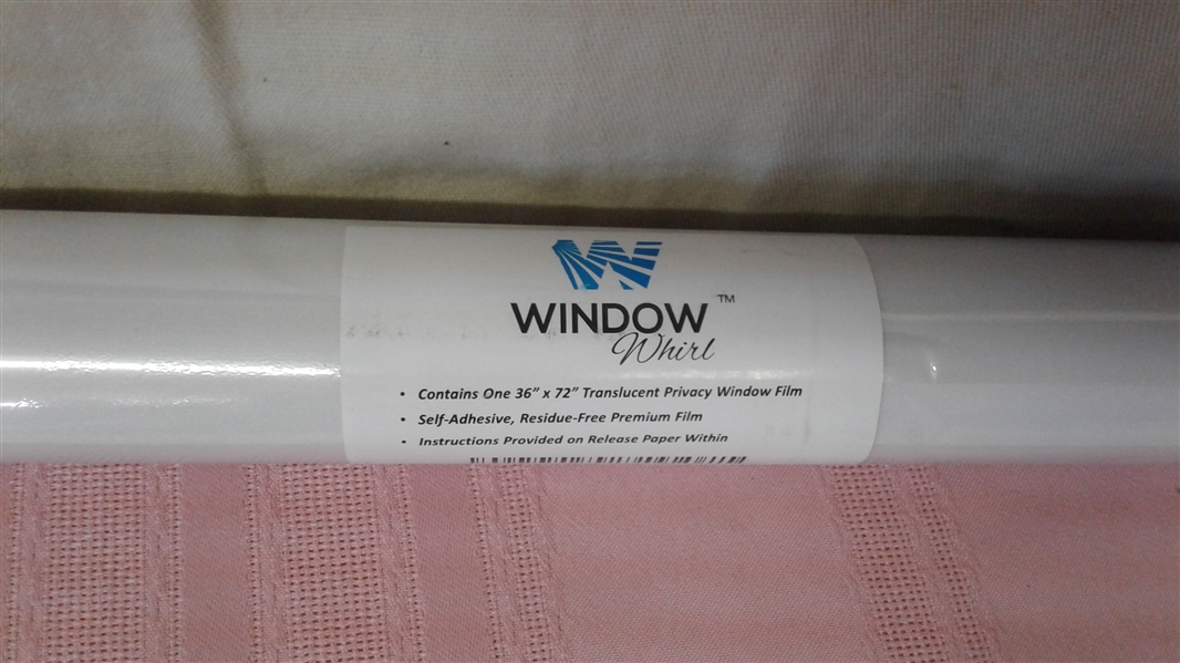 WINDOW WHIRL PRIVACY WINDOW FILM