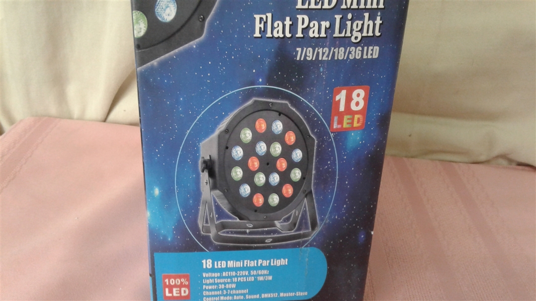 18 LED MINI FLAT PARTY LIGHT