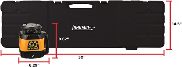 JOHNSON ELECTRONIC SELF LEVELING HORIZONTAL & VERTICAL ROTARY LASER