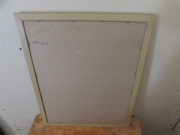 PAIR OF TASTEFUL VINTAGE NUDE PRINTS - MATTED & FRAMED