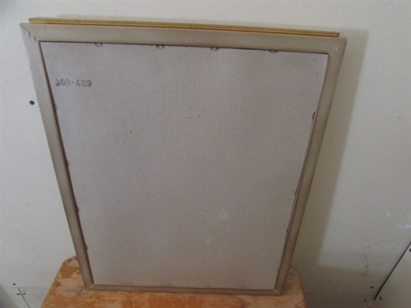 PAIR OF TASTEFUL VINTAGE NUDE PRINTS - MATTED & FRAMED