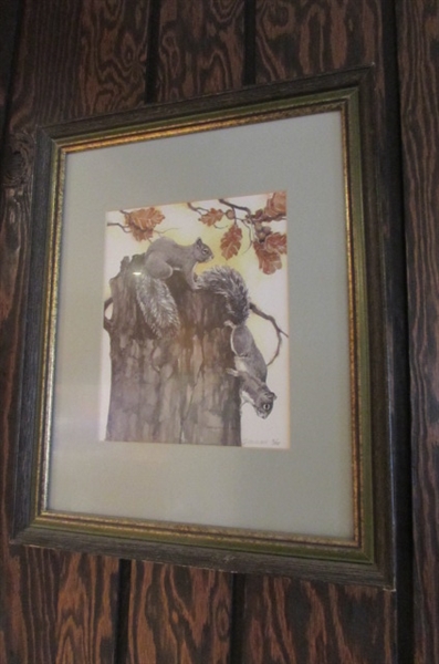 SIGNED & NUMBERED WATERCOLOR PRINT BY LOCAL ARTIST ANNETTE SEAMAN