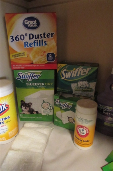 SWIFFERS & CLEANING SUPPLIES
