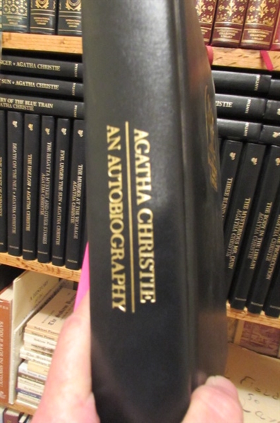HUGE AGATHA CHRISTIE NOVEL COLLECTION WITH AUTOBIOGRAPHY