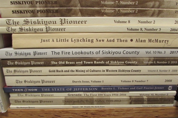 SISKIYOU PIONEER BOOKS & OTHER LOCAL AREA BOOKS
