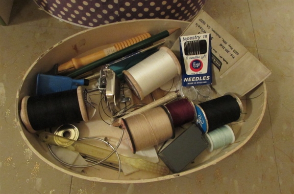 LARGE SEWING SUPPLY LOT