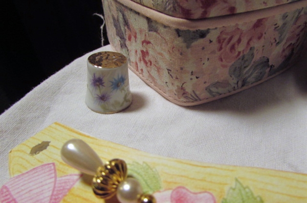 HEART SHAPED TRINKET BOXES & HUMMINGBIRD JEWELRY