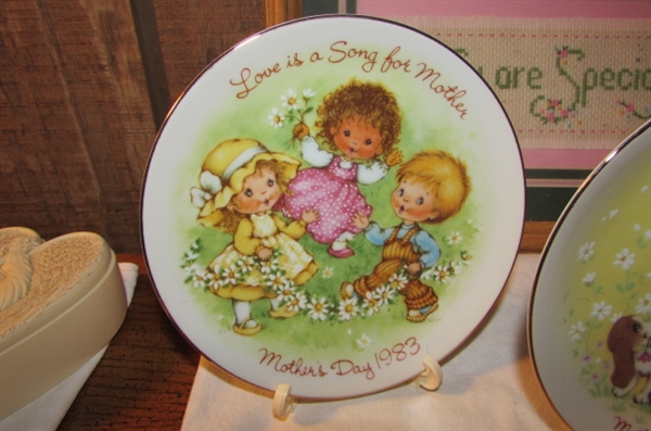 SMALL MOTHER'S DAY PLATES, EARRINGS, COASTERS & MORE
