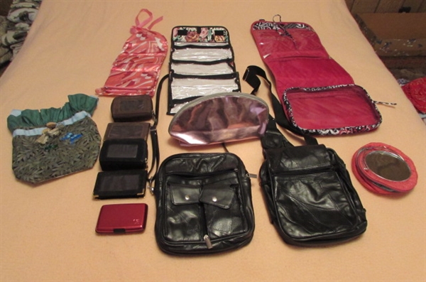 TRAVELING PURSES & BAGS AND WALLETS