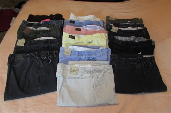 15 PAIRS OF LADIES LEE JEANS