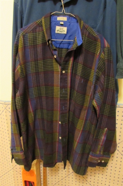 3 MENS LONG SLEEVE SHIRTS - CABELA'S & VAN HEUSEN