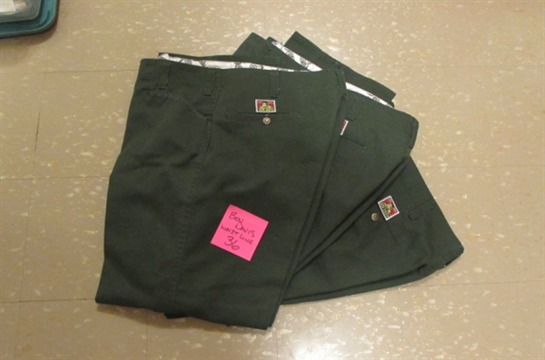 3 PAIR MENS BEN DAVIS PANTS