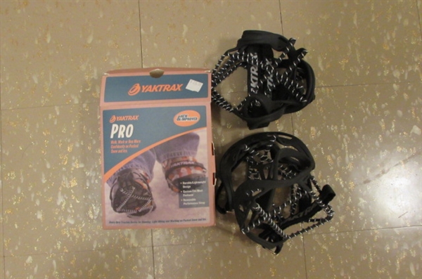 2 PAIR OF YAKTRAX - TRACTION FOR YOUR FEET