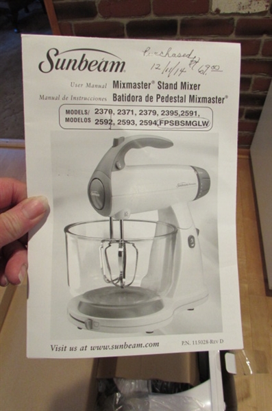 LIKE NEW SUNBEAM MIXMASTER