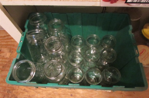 CANNING JARS AND CANNERS