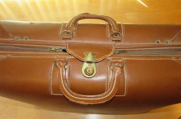 2 VINTAGE/ANTIQUE LEATHER BAGS