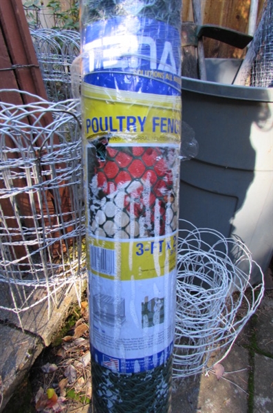 FLOWER GARDEN FENCING, YARD TOOLS, HAND TRUCK & MORE