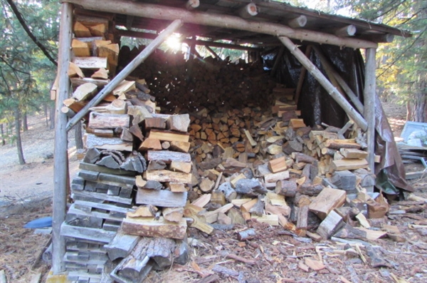 FIREWOOD - SEASONED, CUT & STACKED - OVER 2 CORDS