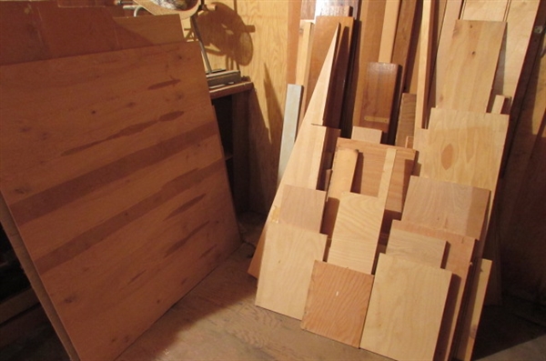 MISC. LUMBER PIECES FOR CRAFT PROJECTS