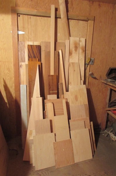 MISC. LUMBER PIECES FOR CRAFT PROJECTS