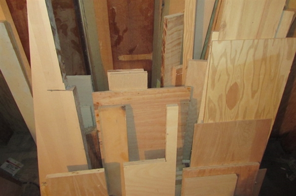 MISC. LUMBER PIECES FOR CRAFT PROJECTS