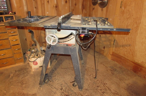 CRAFTSMAN 10 TABLE SAW ON STAND