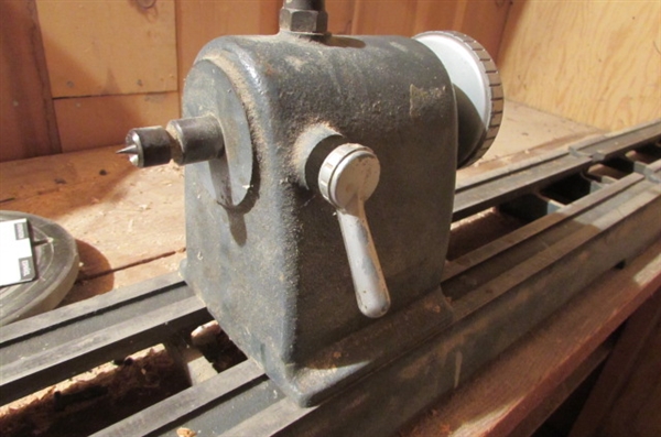 VINTAGE CRAFTSMAN BENCH WOOD LATHE