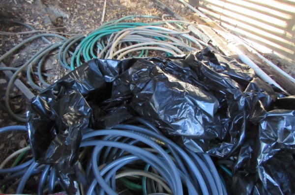 GARDEN HOSES, PLASTIC SHEETING & WEED FABRIC