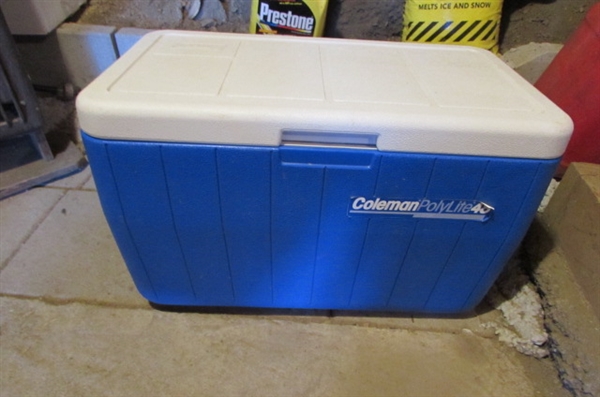 COLEMAN & RUBBERMAID ICE CHESTS