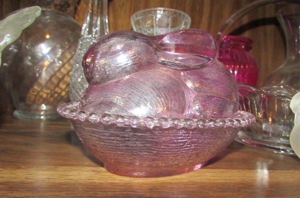VASES & COVERED CANDY DISHES