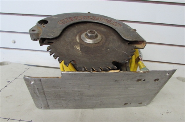 VINTAGE PORTER-CABLE SPEEDMATIC-89 CIRCULAR SAW