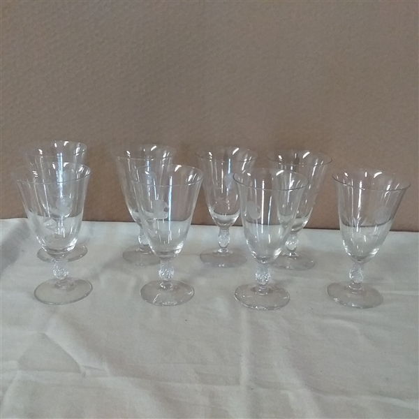 ETCHED GLASS SET