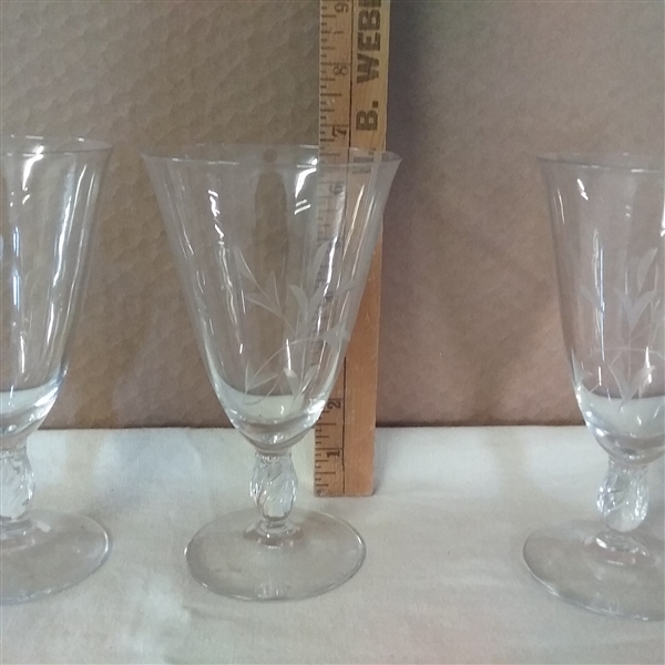 ETCHED GLASS SET