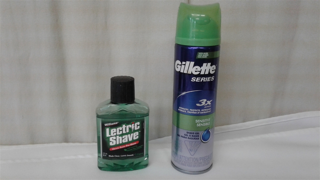 MENS GROOMING LOT INCLUDING NORELCO REPLACEMENT HEADS