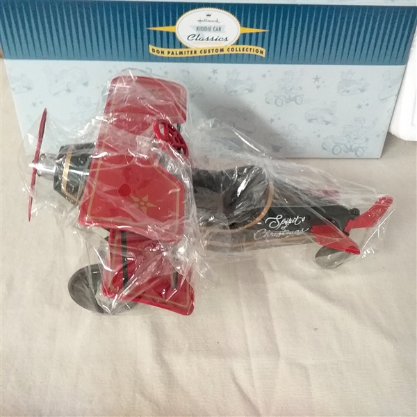 VINTAGE HALLMARK KIDDIE CAR CLASSICS CUSTOM BIPLANE 
