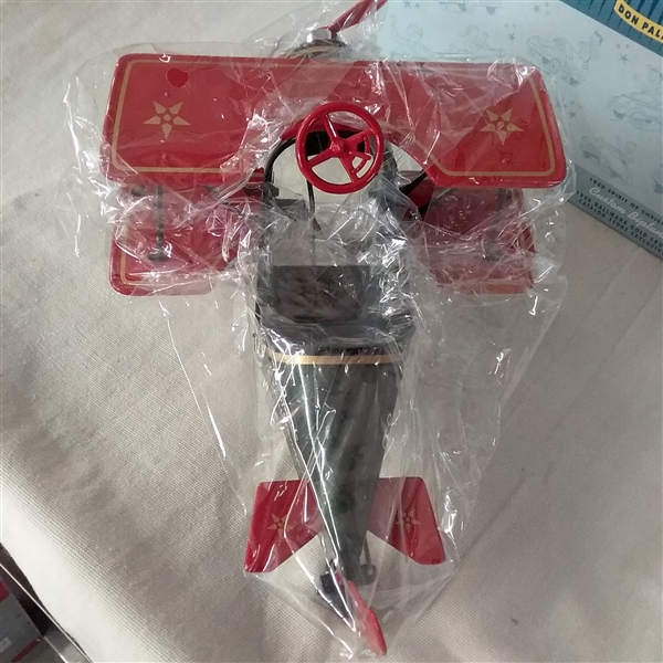 VINTAGE HALLMARK KIDDIE CAR CLASSICS CUSTOM BIPLANE 