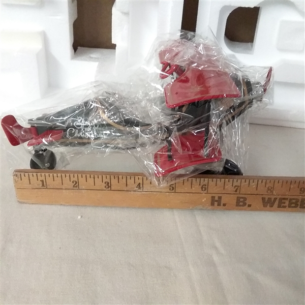 VINTAGE HALLMARK KIDDIE CAR CLASSICS CUSTOM BIPLANE 