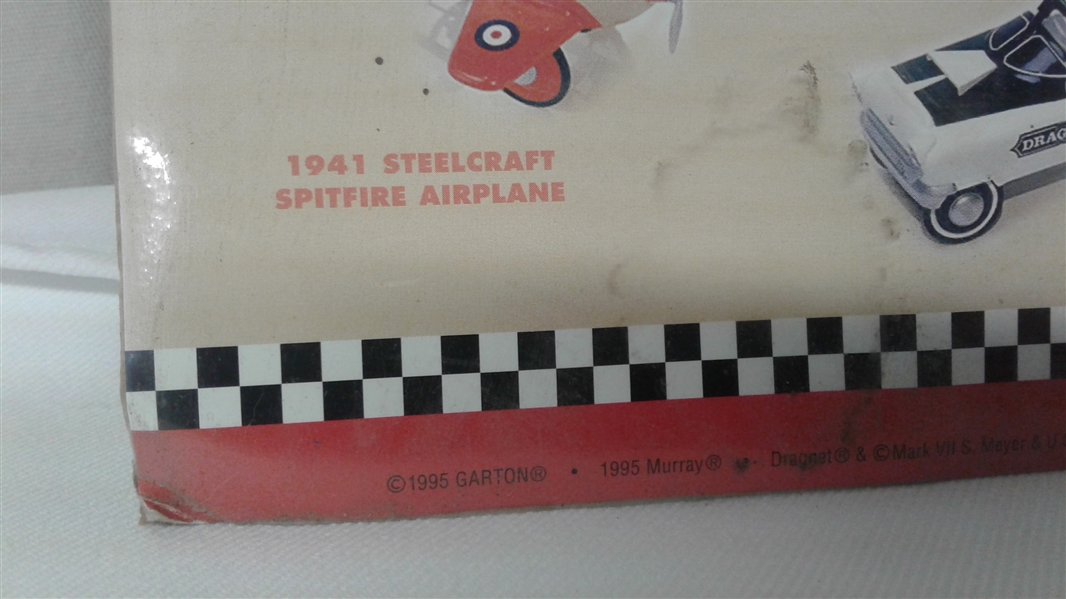 VINTAGE KIDDIE CAR CLASSICS SIGNS, POSTER, BAGS, AND TISSUE PAPER 