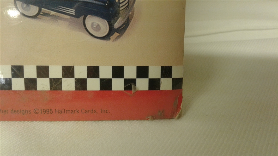 VINTAGE KIDDIE CAR CLASSICS SIGNS, POSTER, BAGS, AND TISSUE PAPER 