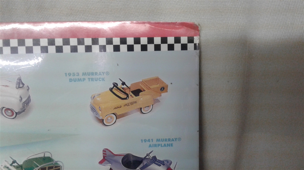VINTAGE KIDDIE CAR CLASSICS SIGNS, POSTER, BAGS, AND TISSUE PAPER 