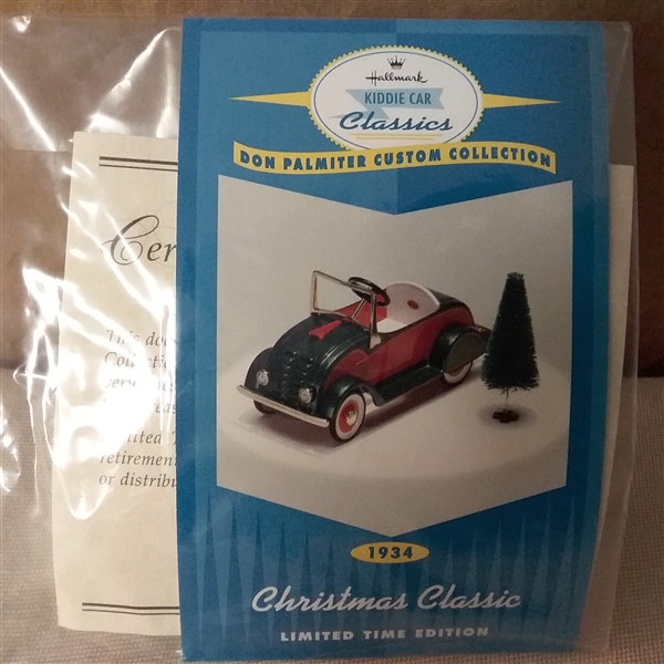 VINTAGE HALLMARK KIDDIE CAR CLASSIC 1934 CHRISTMAS CLASSIC 