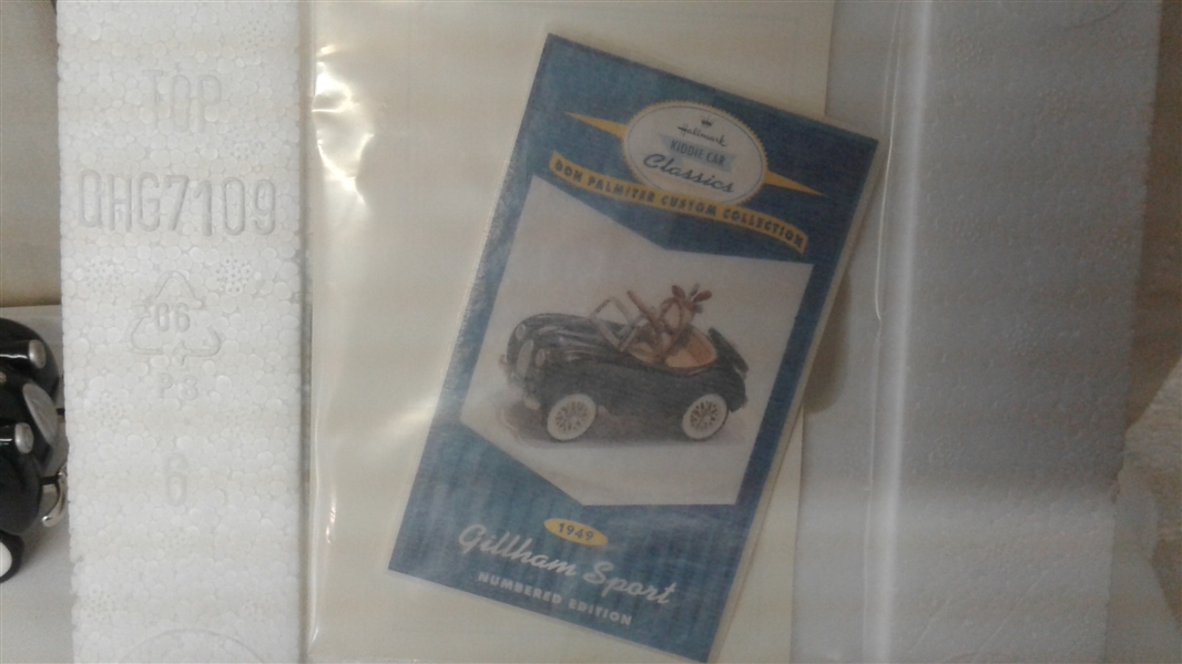 VINTAGE HALLMARK KIDDIE CAR CLASSICS 1949 GILLHAM SPORT