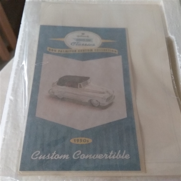 VINTAGE HALLMARK KIDDIE CAR CLASSICS  1950'S CUSTOM CONVERTIBLE 